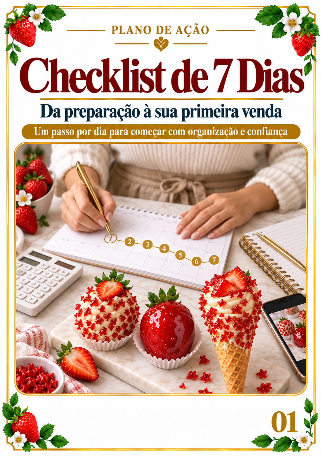 Capa do Checklist de 7 Dias, da preparação à primeira venda